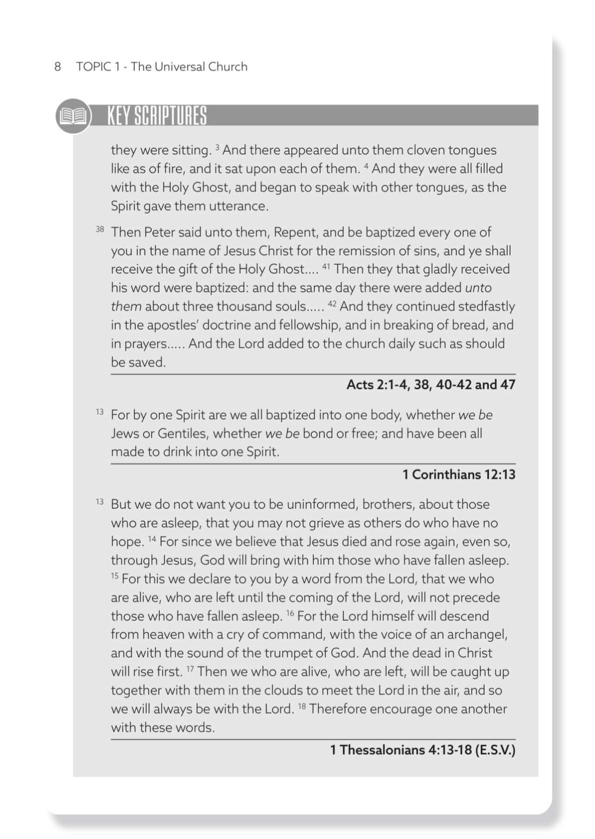 Book 1: The Church
