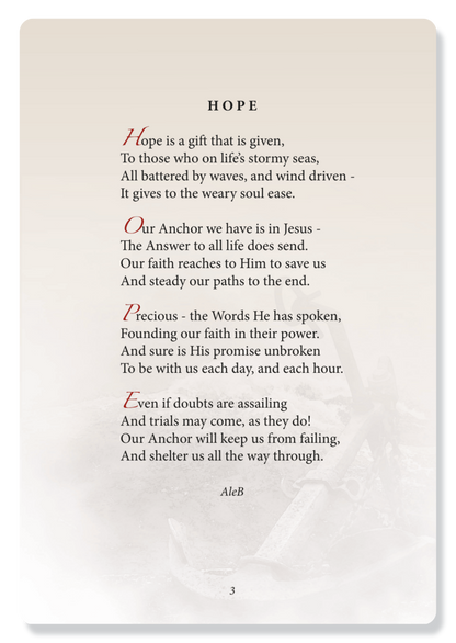 Hope, The Anchor Of The Soul