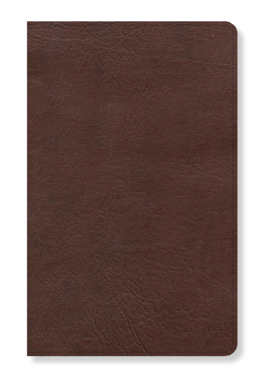 KJV Single-Column Personal Size Bible, Leathertouch (Black/Brown)