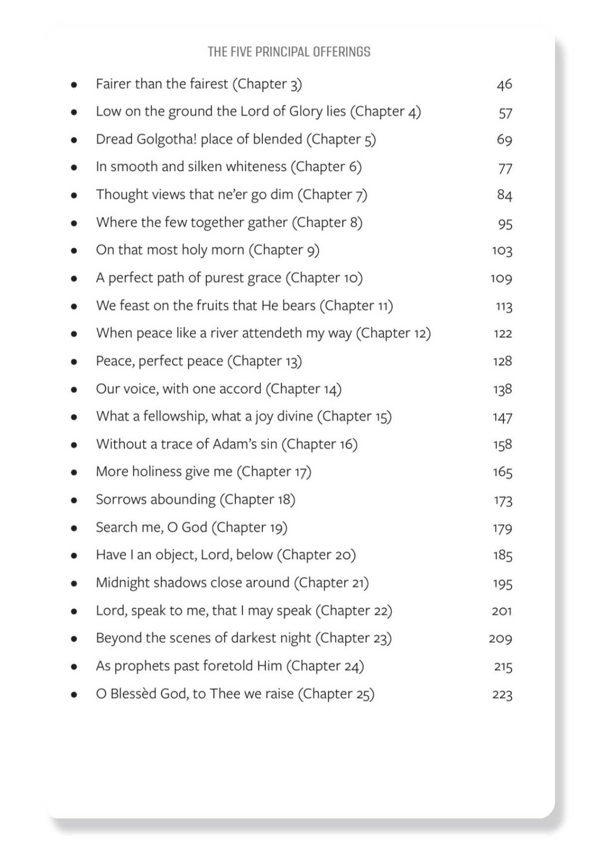 5 Principal Offerings