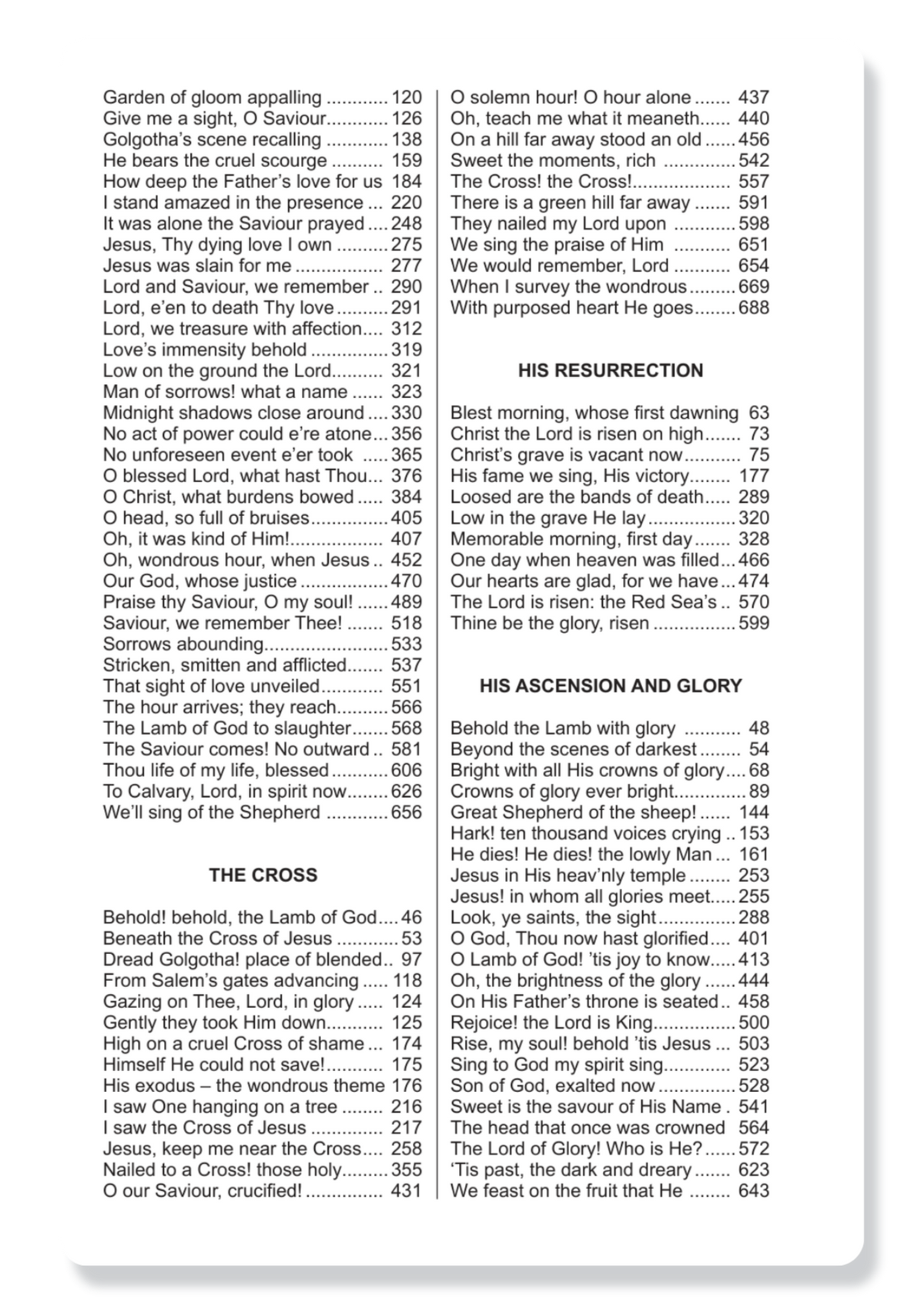 New Believer's Hymn Book