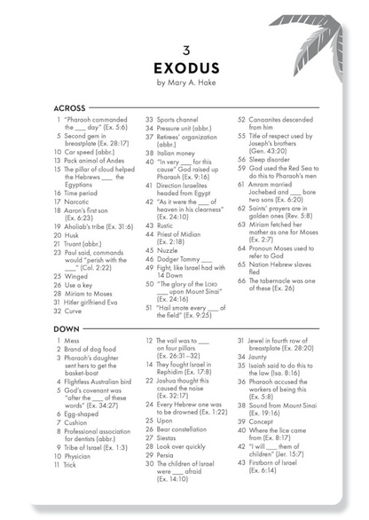 Relaxing Bible Crosswords