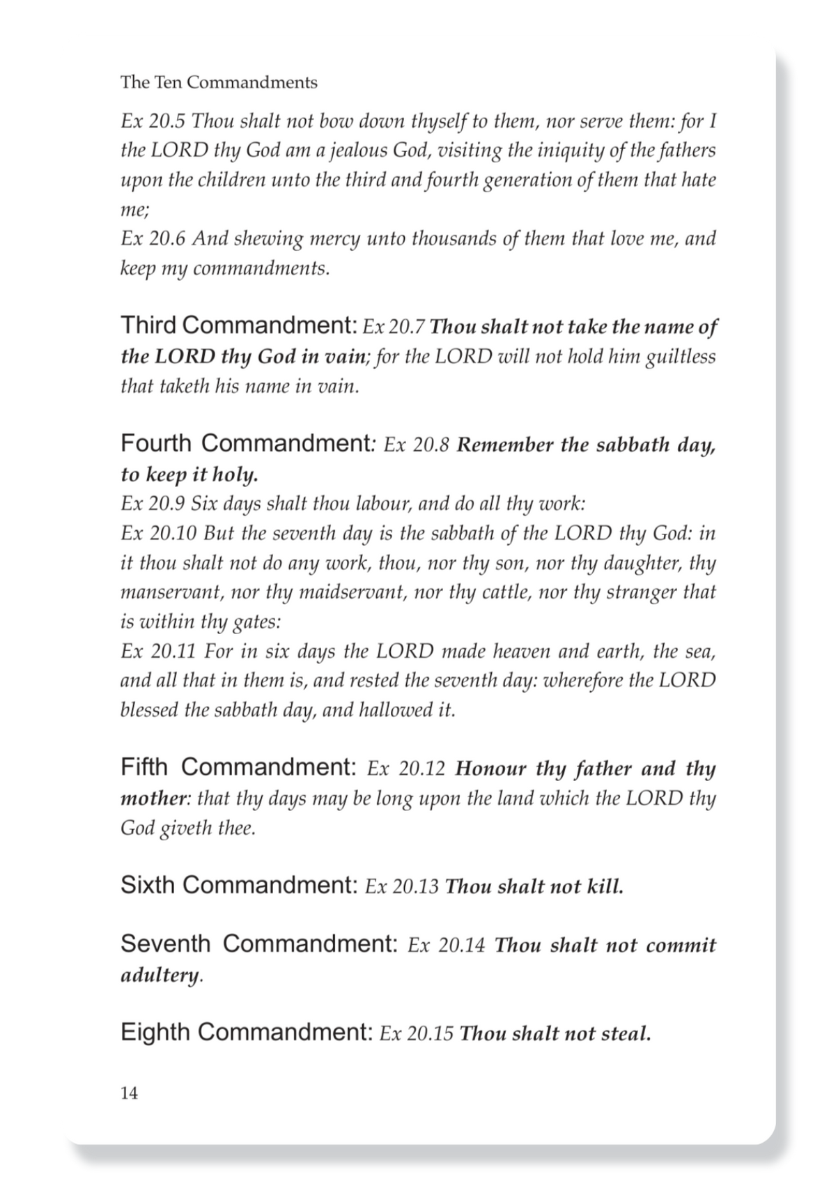 10 Commandments