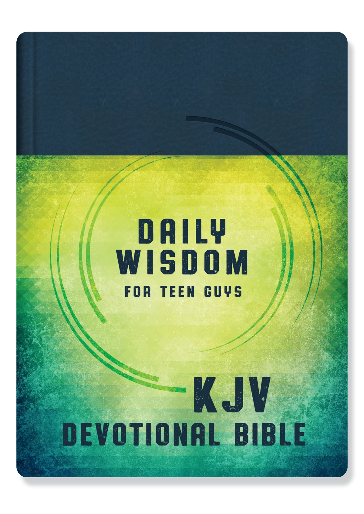 Daily Wisdom for Teen Guys KJV Devotional Bible (Blue)
