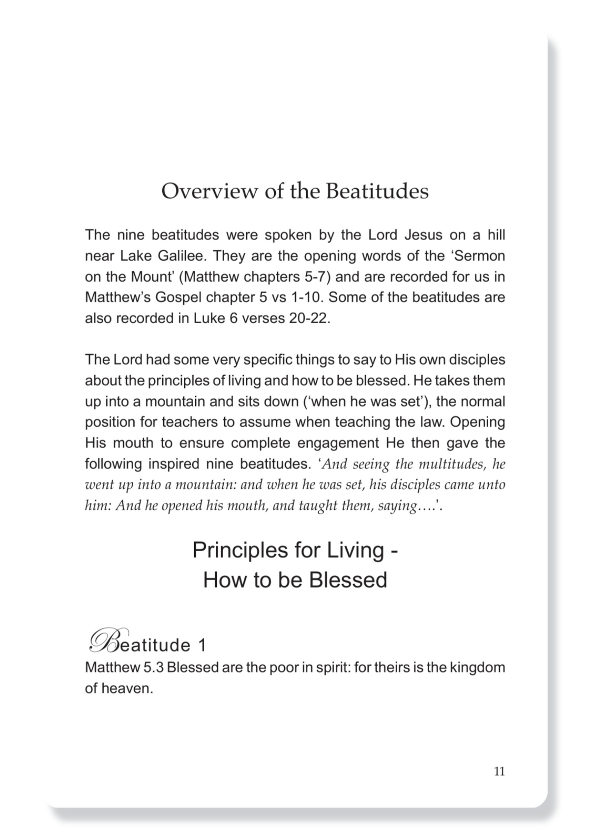 9 Beatitudes