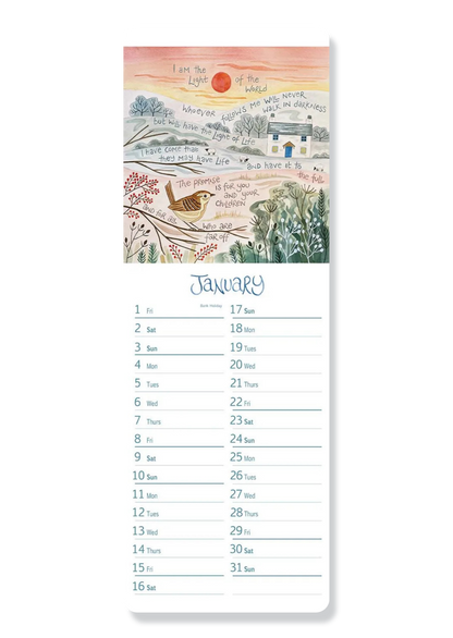 Hannah Dunnett Slim Calendar