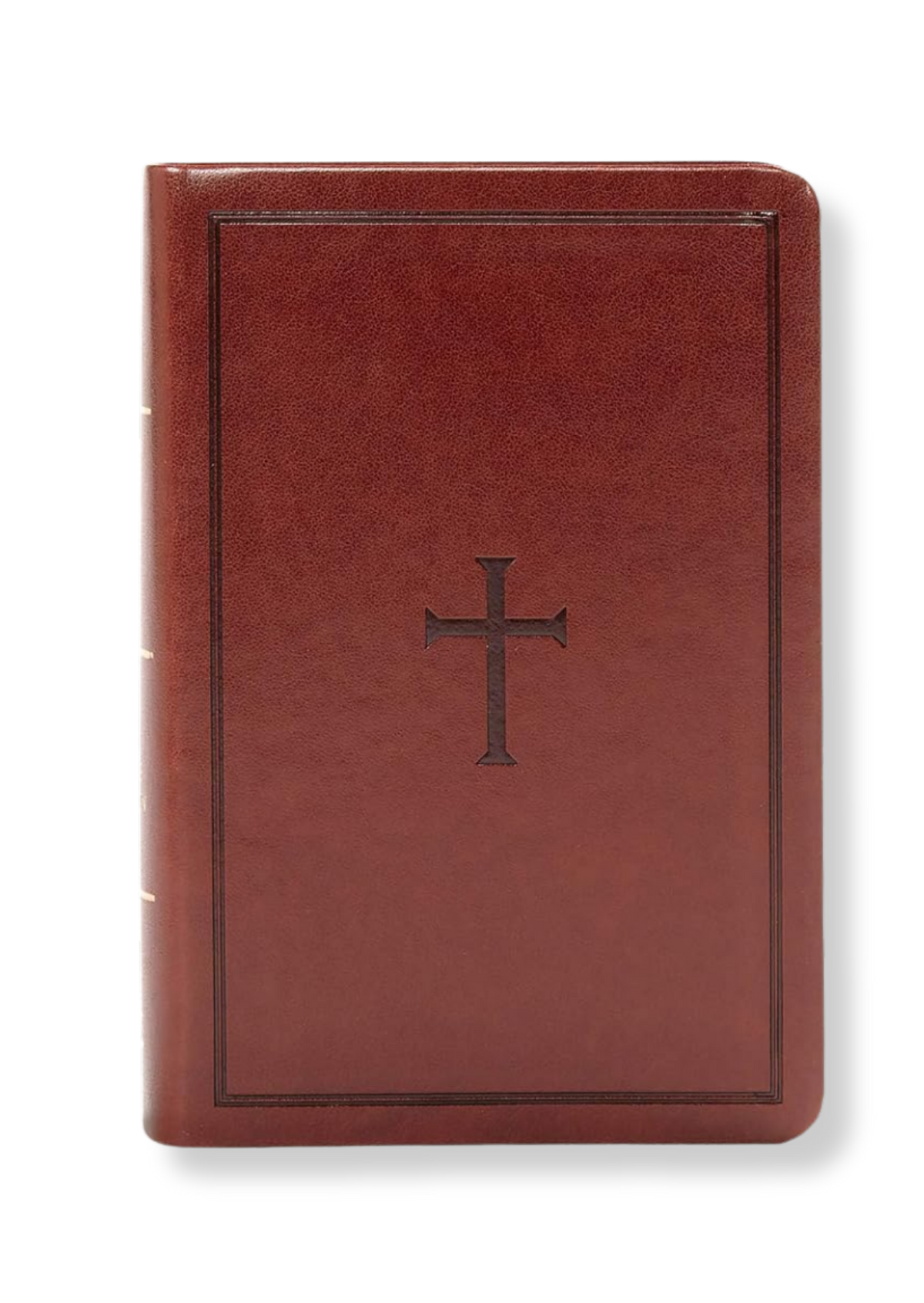 KJV Large Print Compact Reference Bible, Leathertouch (Brown)