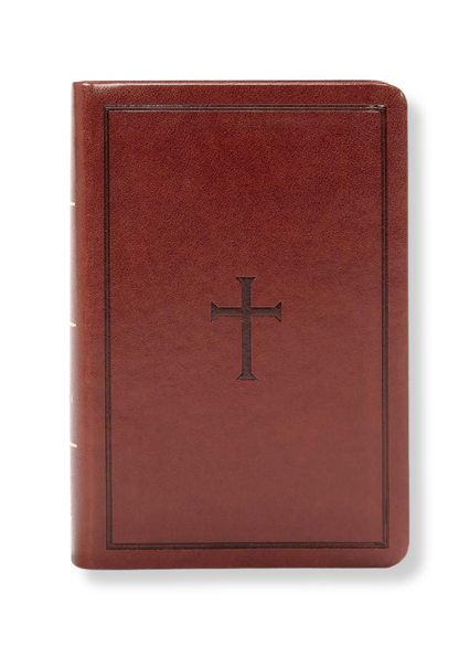 KJV Large Print Compact Reference Bible, Leathertouch (Brown)