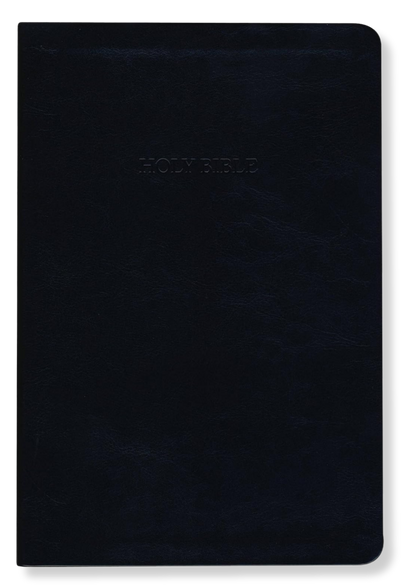 KJV Large Print Thinline Reference Bible Imitation Leather (Black)