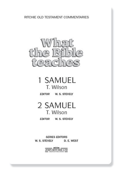 1 Samuel & 2 Samuel