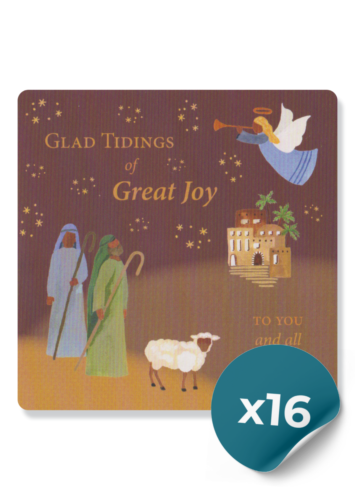 Christmas Cards: Oh Holy Night (16 Cards)