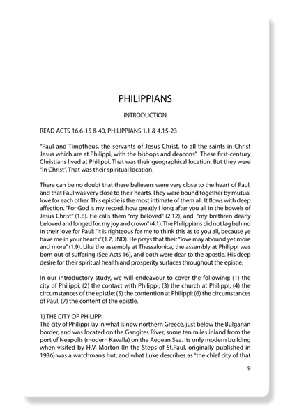 Philippians, Colossians, 1 Thessalonians & 2 Thessalonians
