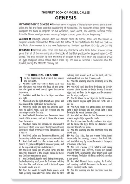 KJV God Keeps His Promises KJV Study Bible (Blue)
