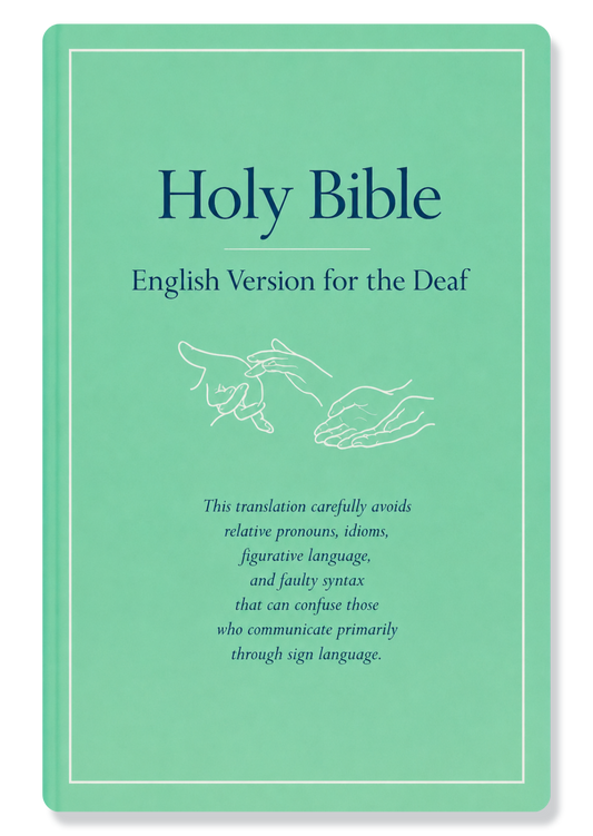 English Version for the Deaf (EVD) Bible (Green)