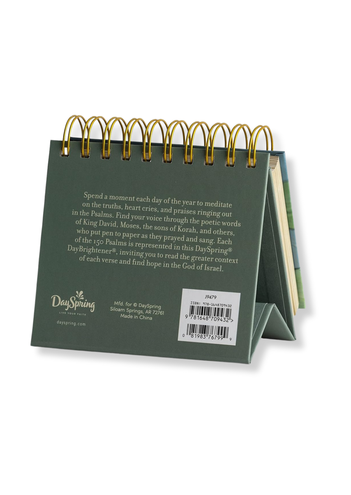 "Psalms, Beside Still Waters" Perpetual Calendar DayBrightener