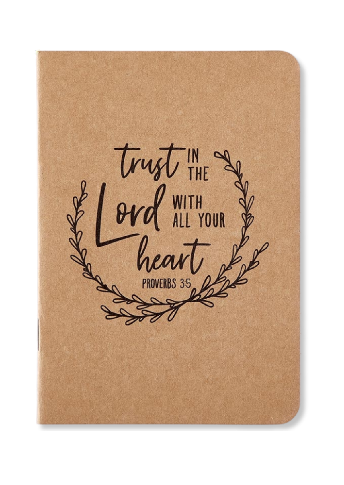Trust In The Lord (Proverbs 3:5) A5 Kraft Paper Notebook