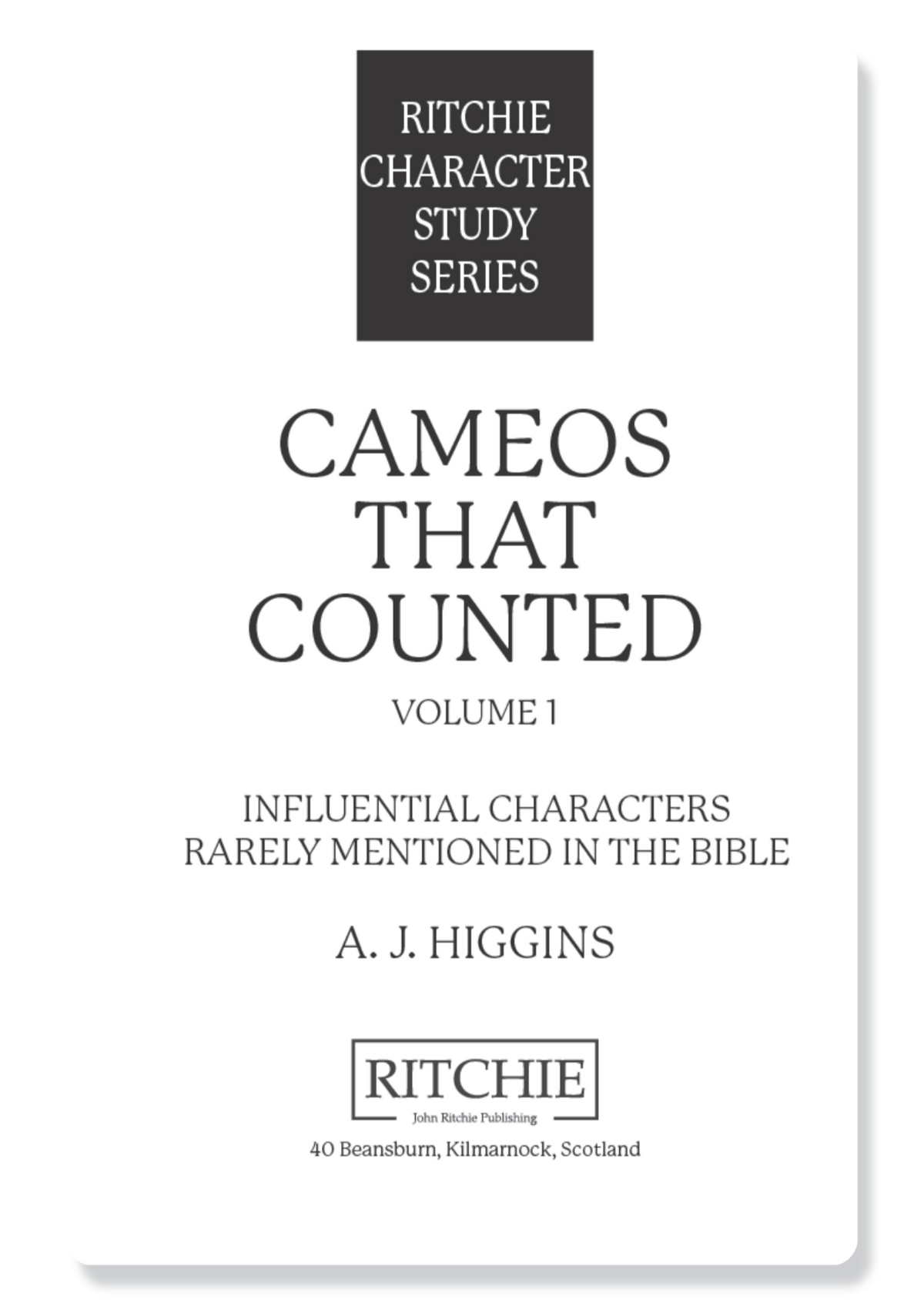 Cameos That Counted: Vol 1