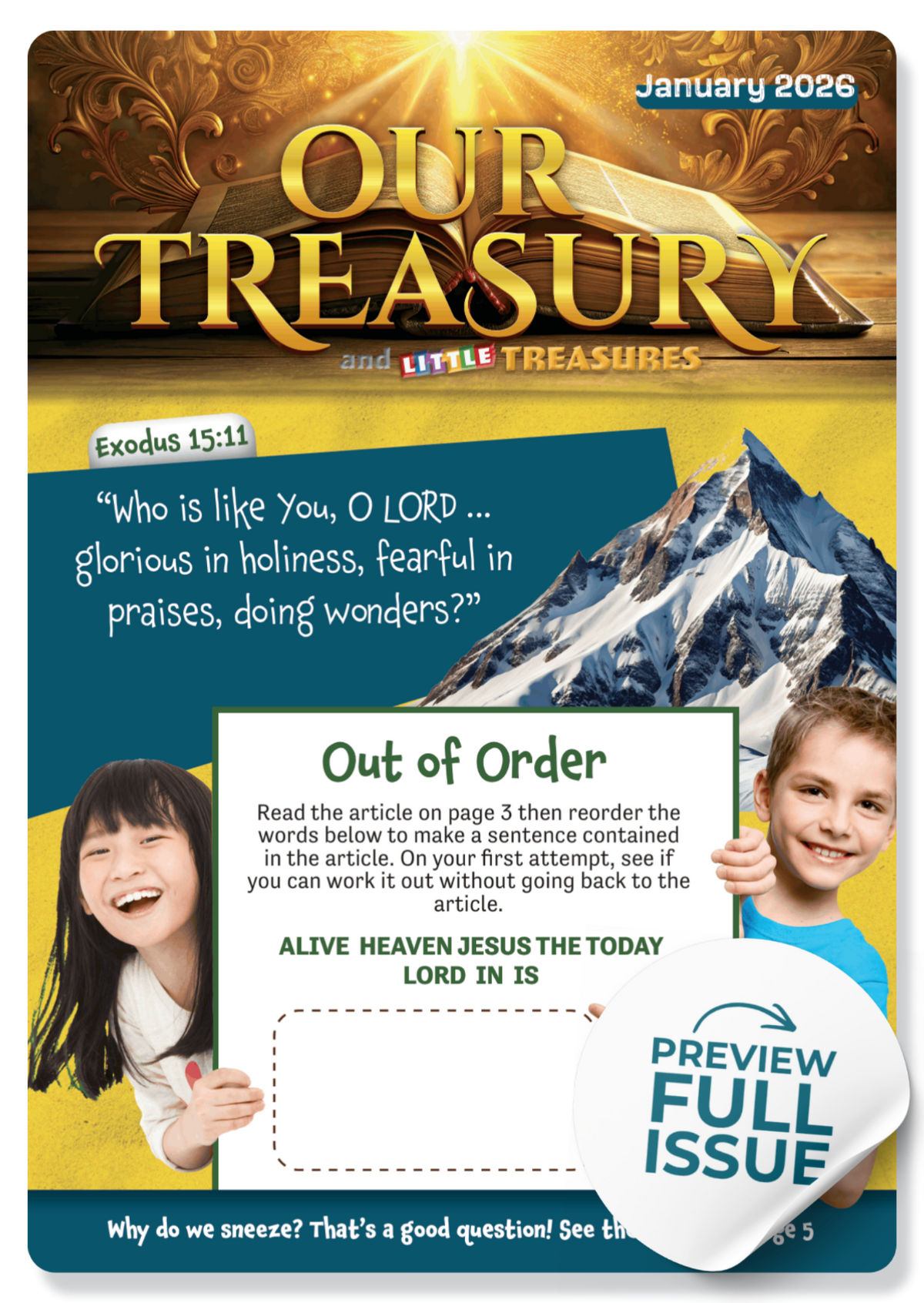 Our Treasury
