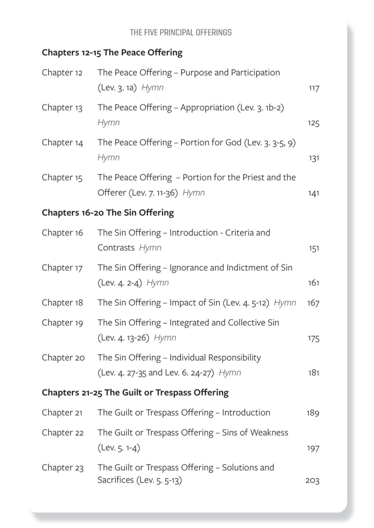 5 Principal Offerings