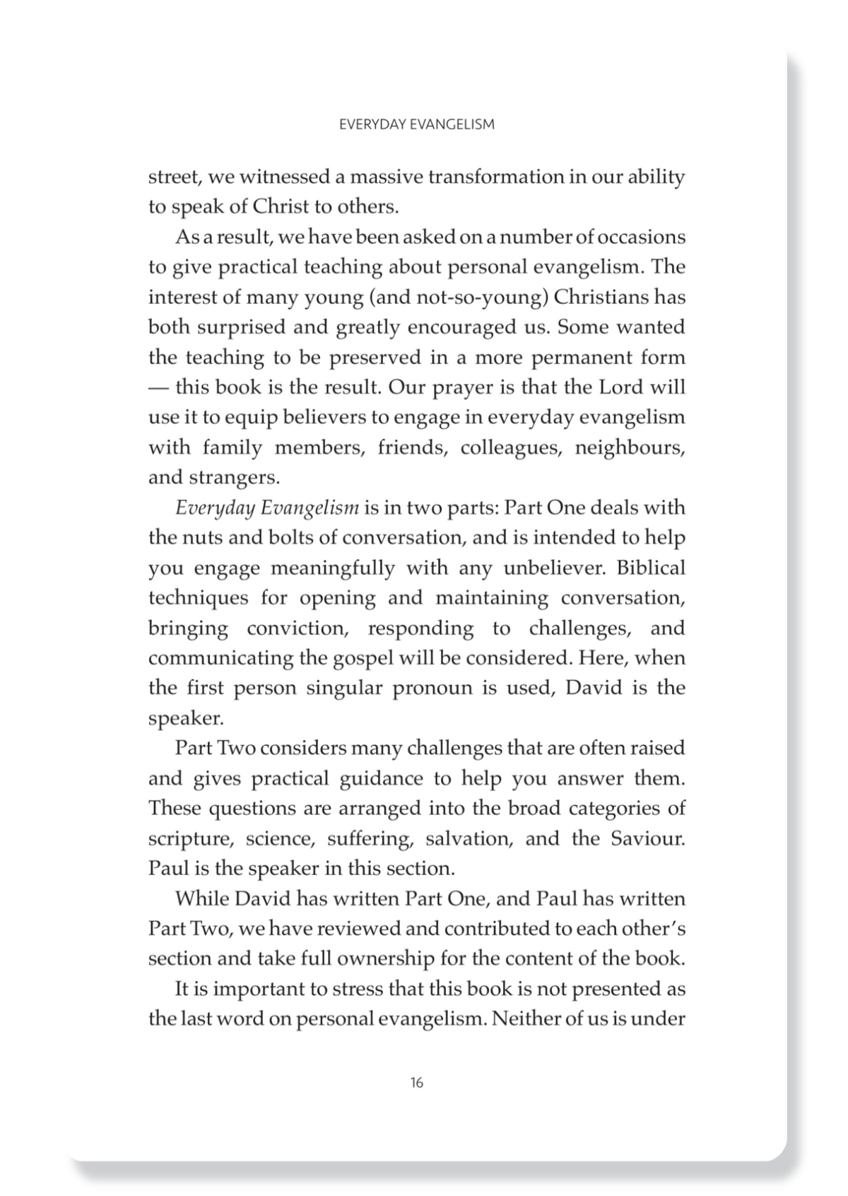 Everyday Evangelism