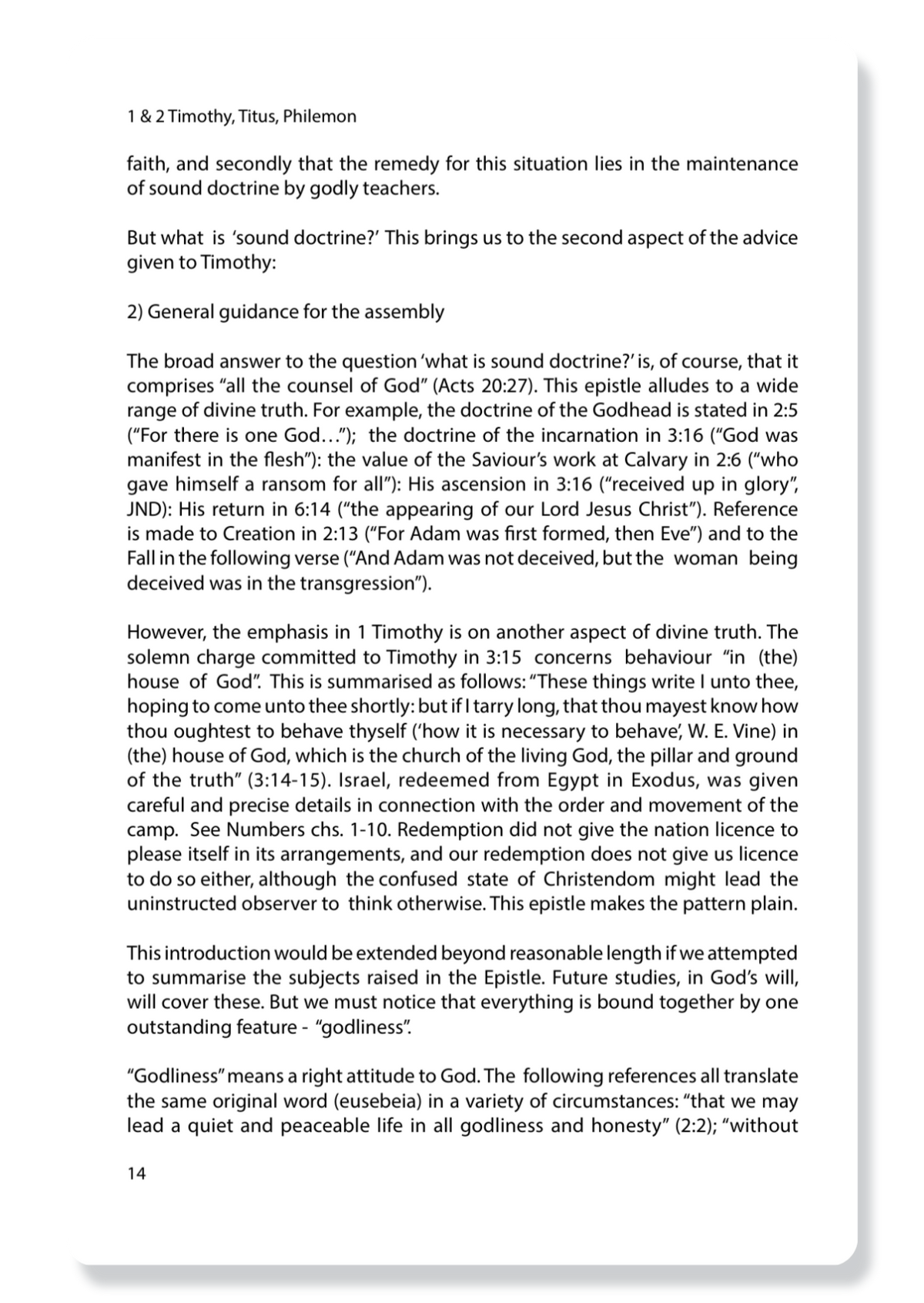 1 Timothy, 2 Timothy, Titus & Philemon