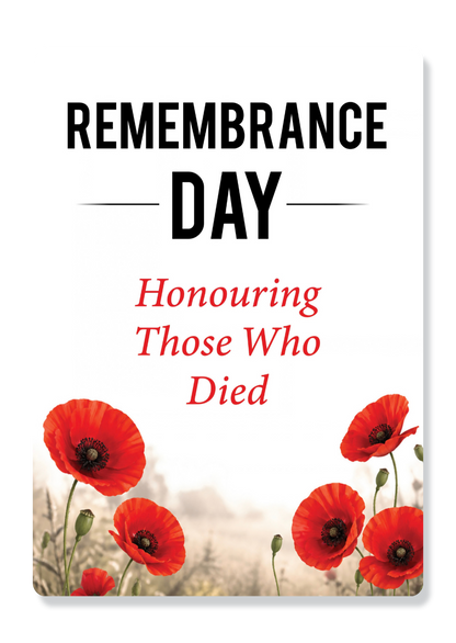 Remembrance Day: Honouring Those Who Died