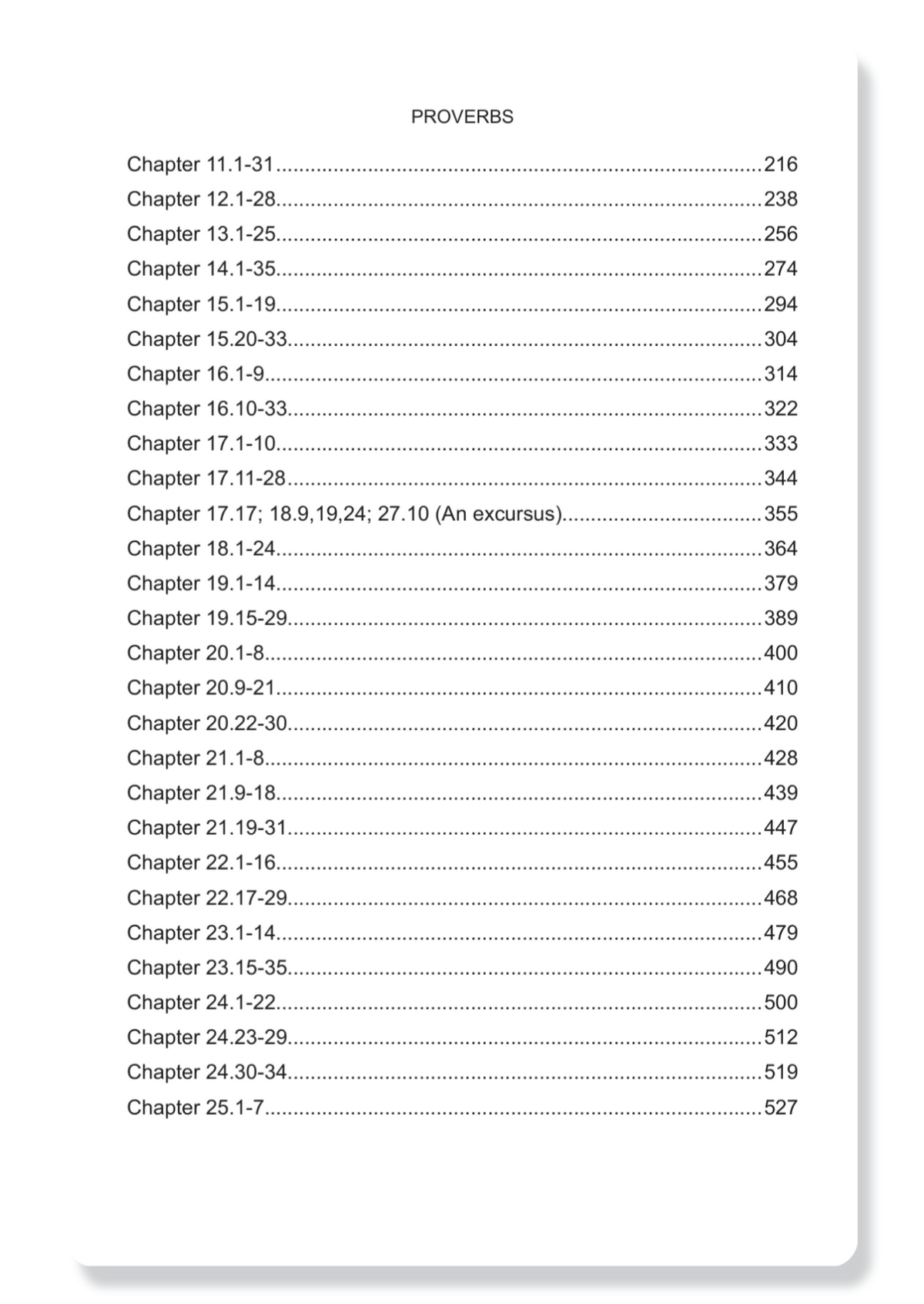 Proverbs