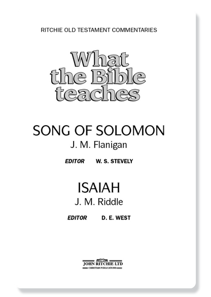 Song of Solomon & Isaiah