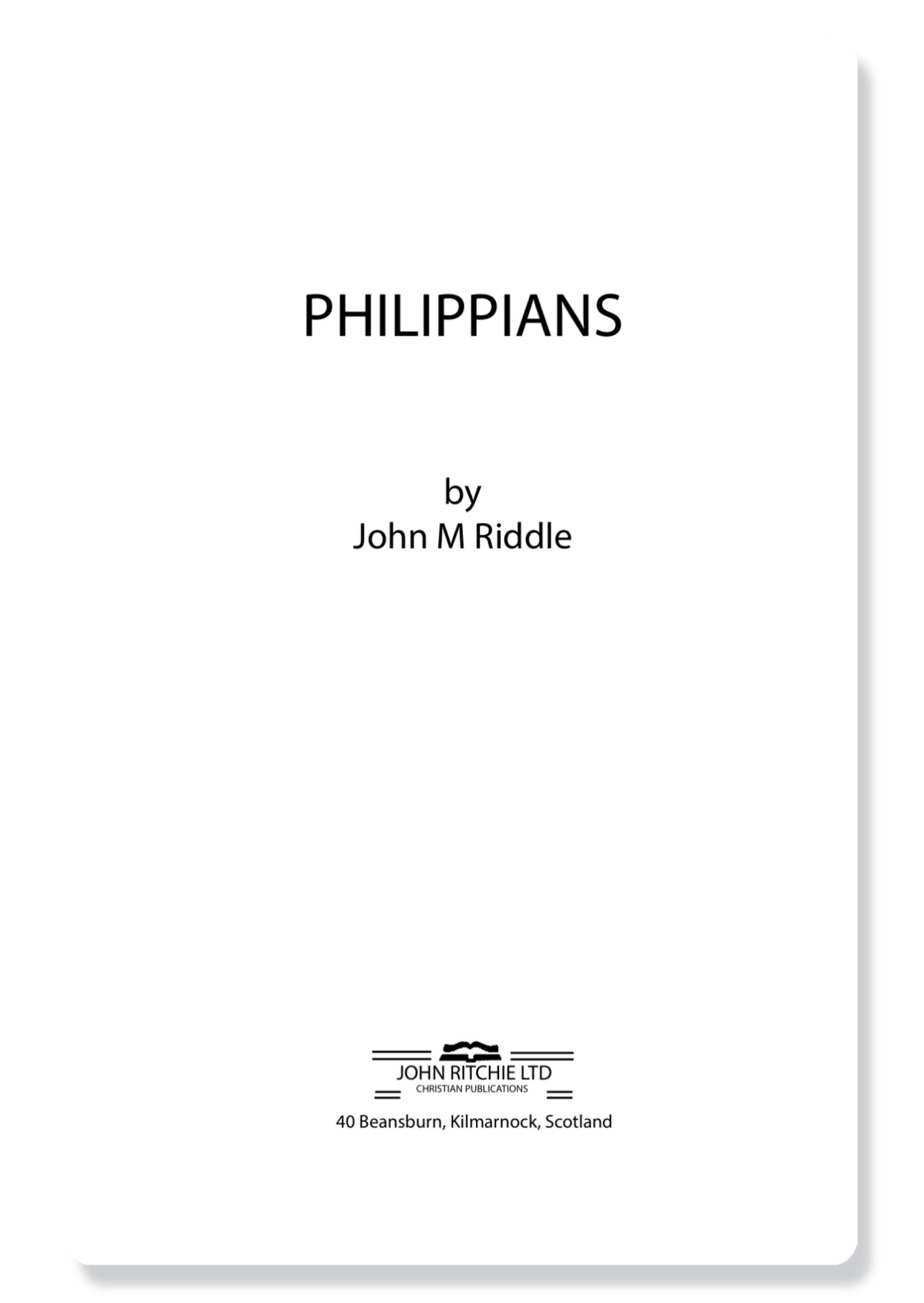 Philippians, Colossians, 1 Thessalonians & 2 Thessalonians