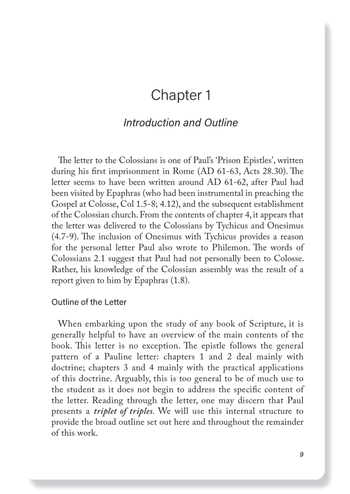 Colossians: The Christian's Progress and Preservation