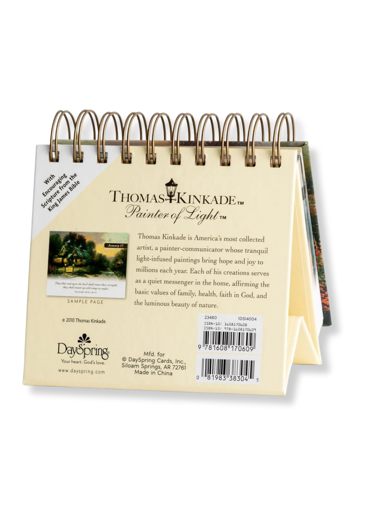 "Thomas Kinkade" Perpetual Calendar DayBrightener