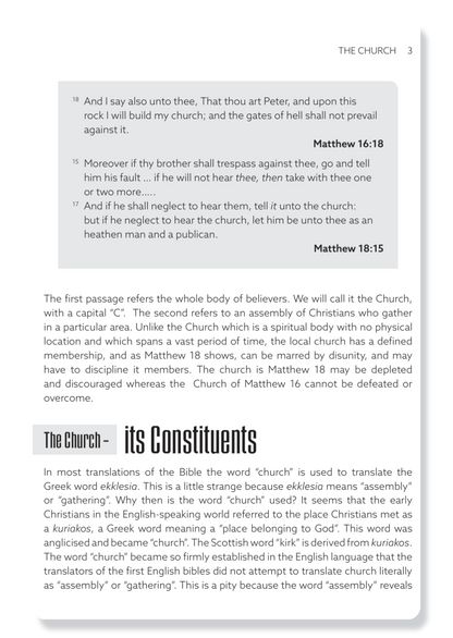 Book 1: The Church