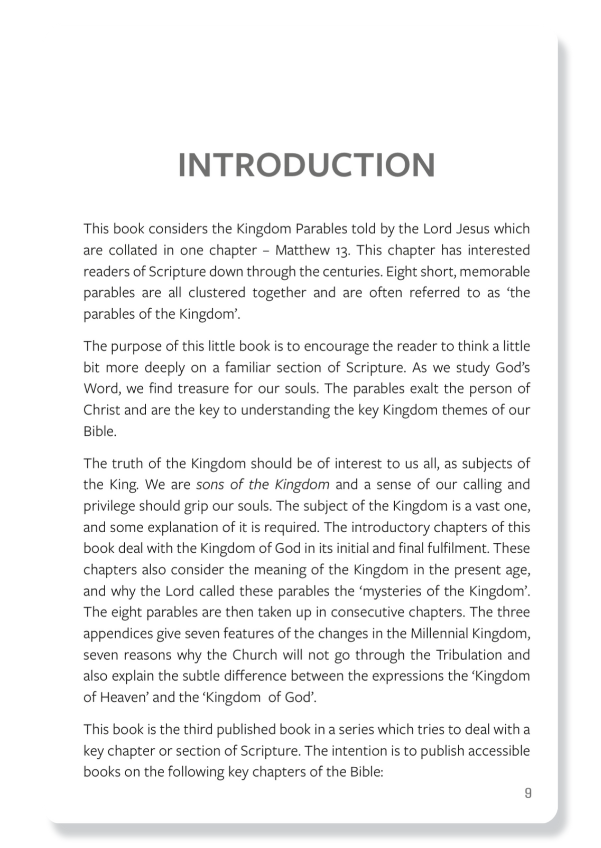 8 Kingdom Parables