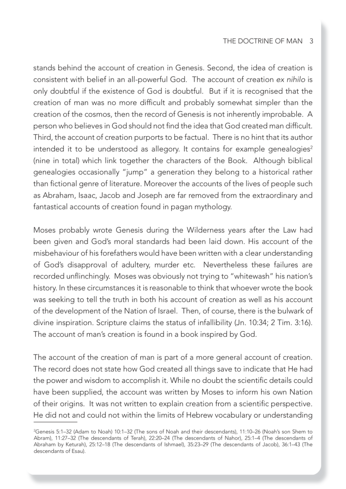 Book 6: The Doctrine of Man