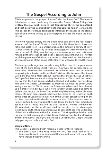The Gospel of John, with Notes