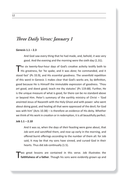 Three Daily Verses