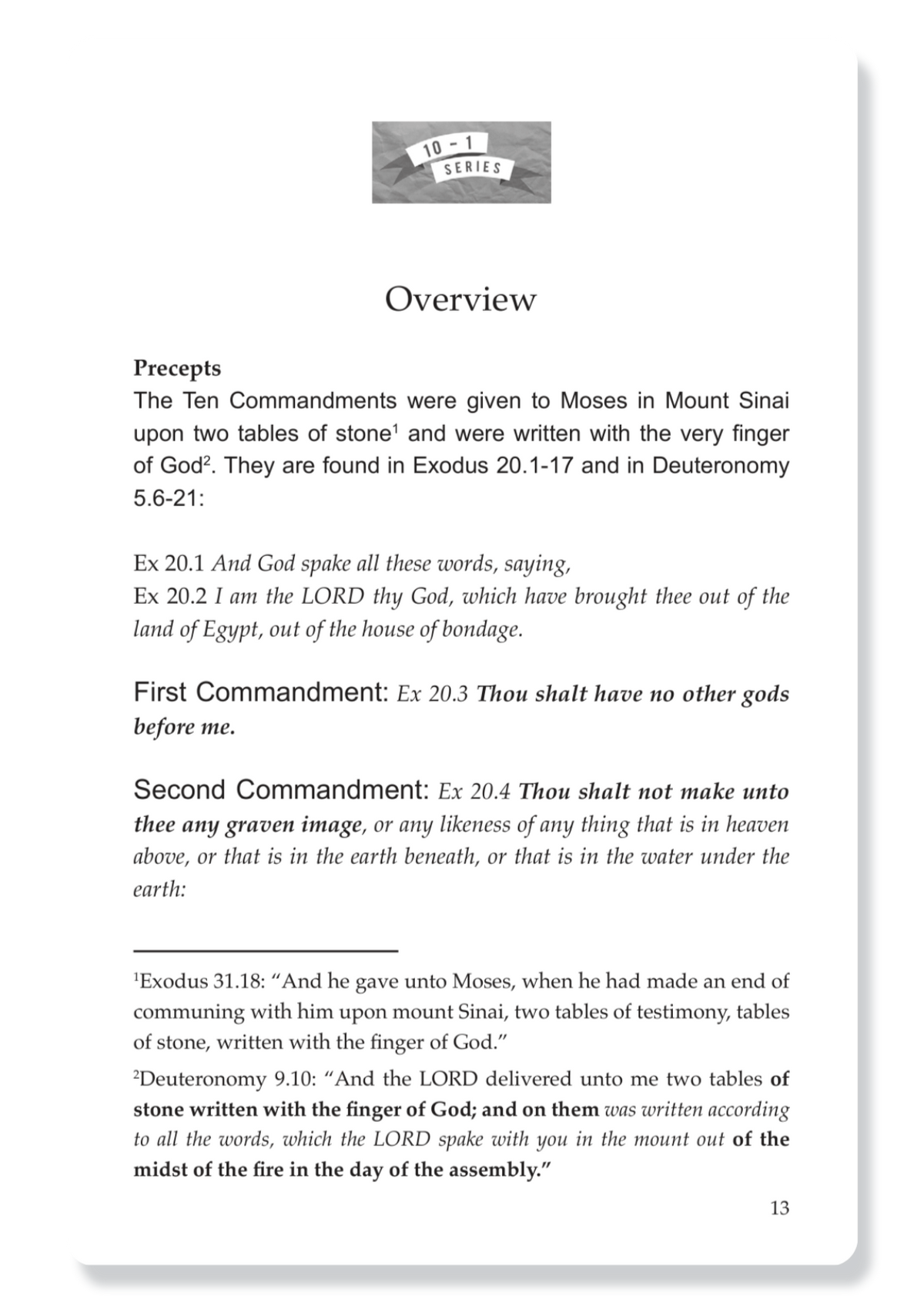 10 Commandments