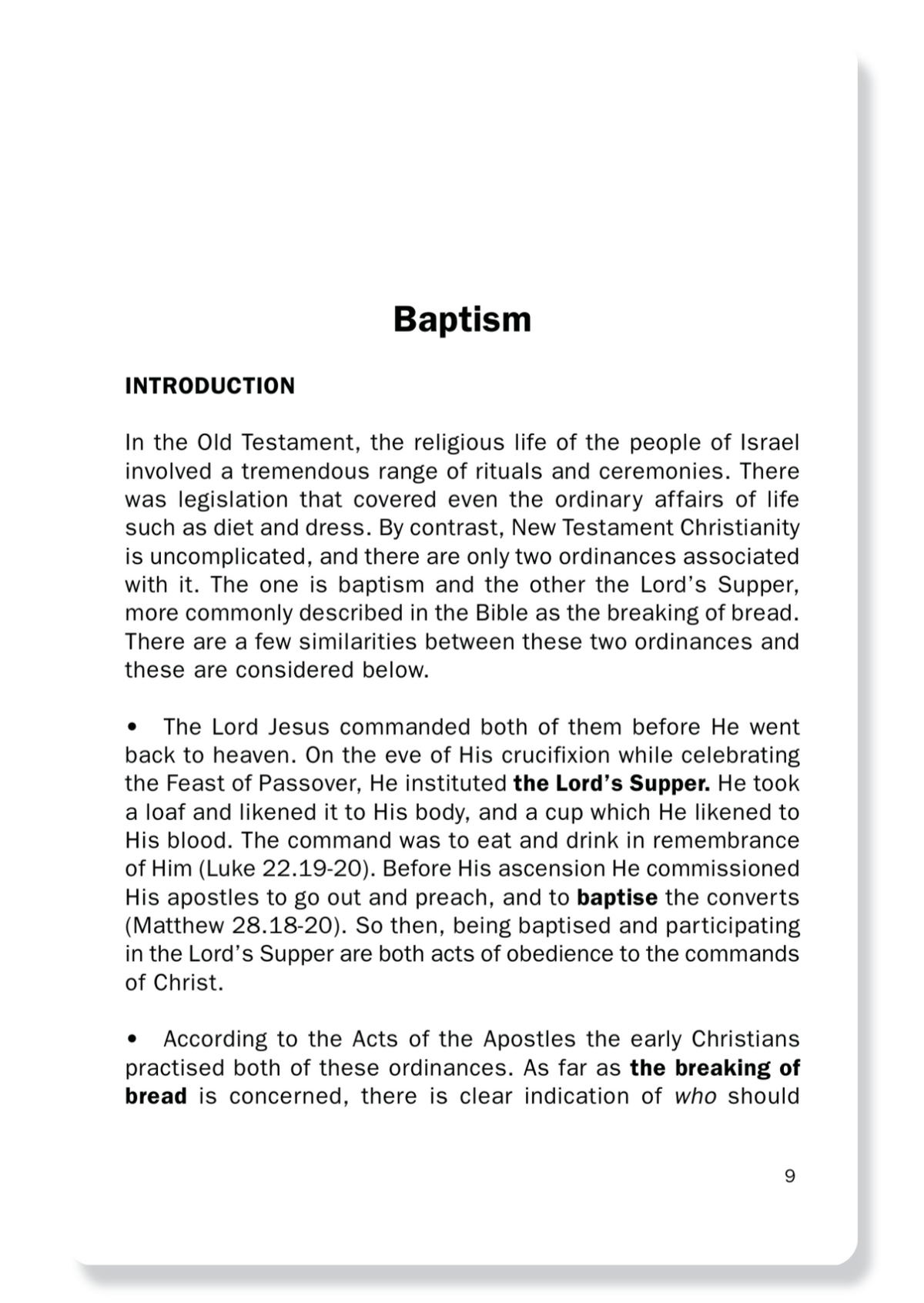 Baptism