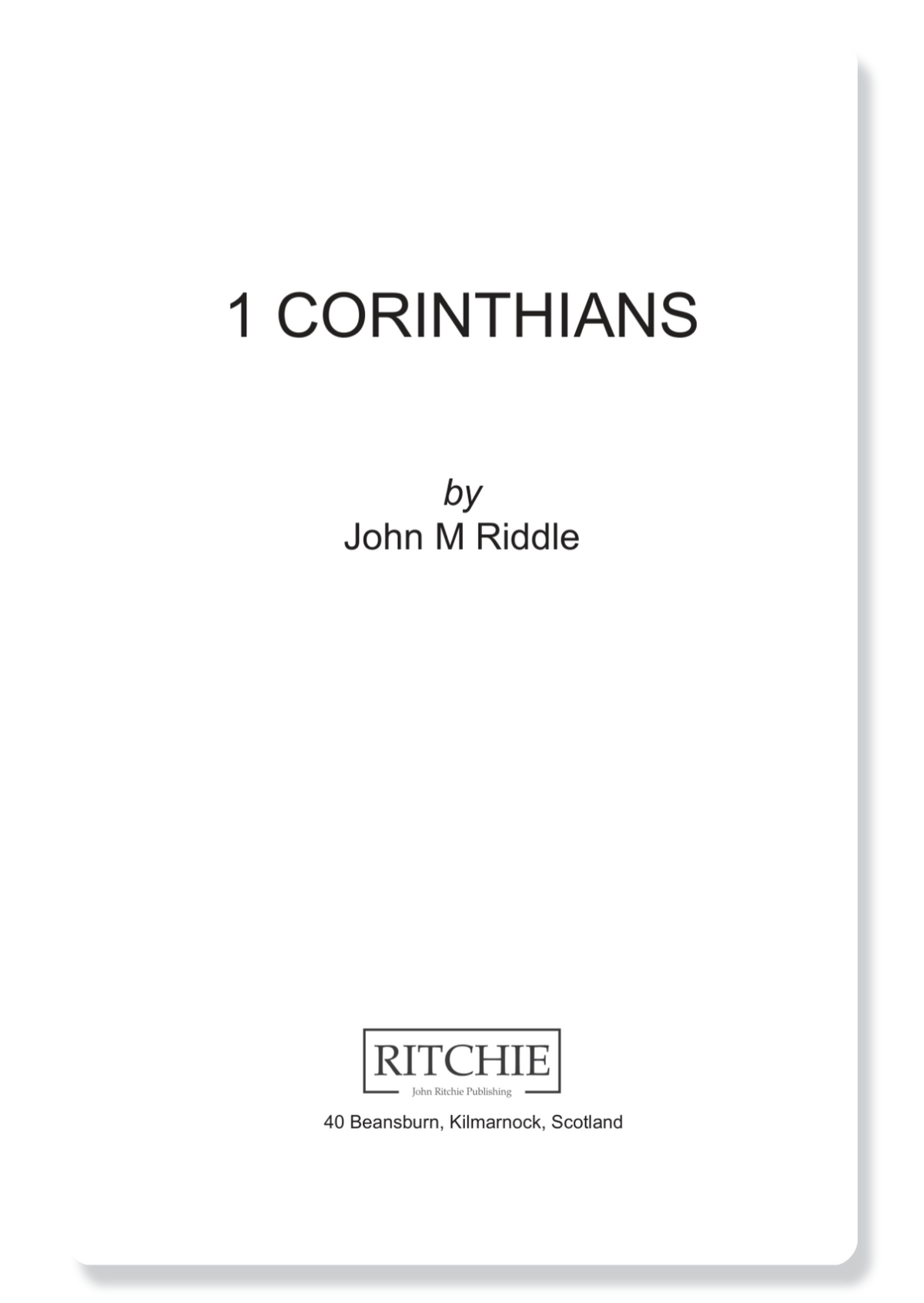 1 Corinthians