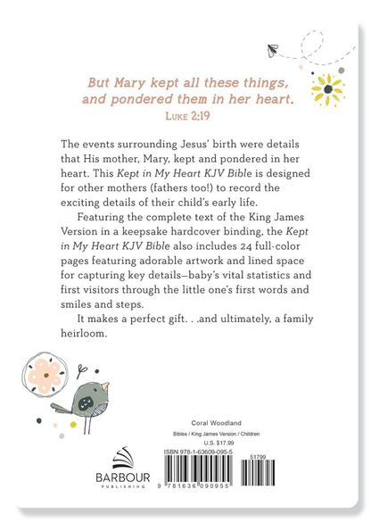 KJV Kept In My Heart Bible
