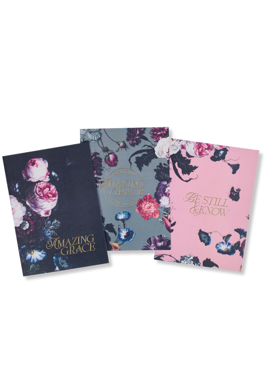 Amazing Grace A5 Paperback Notebooks (Set of 3)