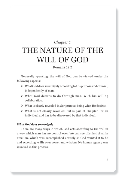 Knowing God's Will for Your Life