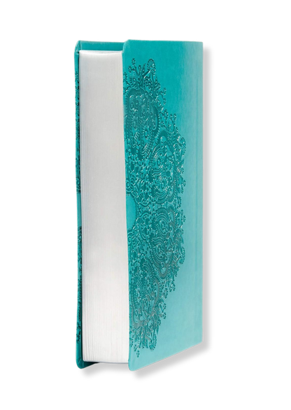 KJV Large Print Personal Size Reference Bible, Leathertouch (Teal)