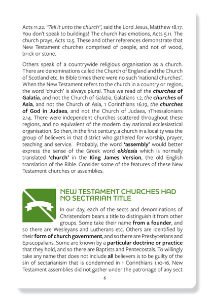 Which Church?