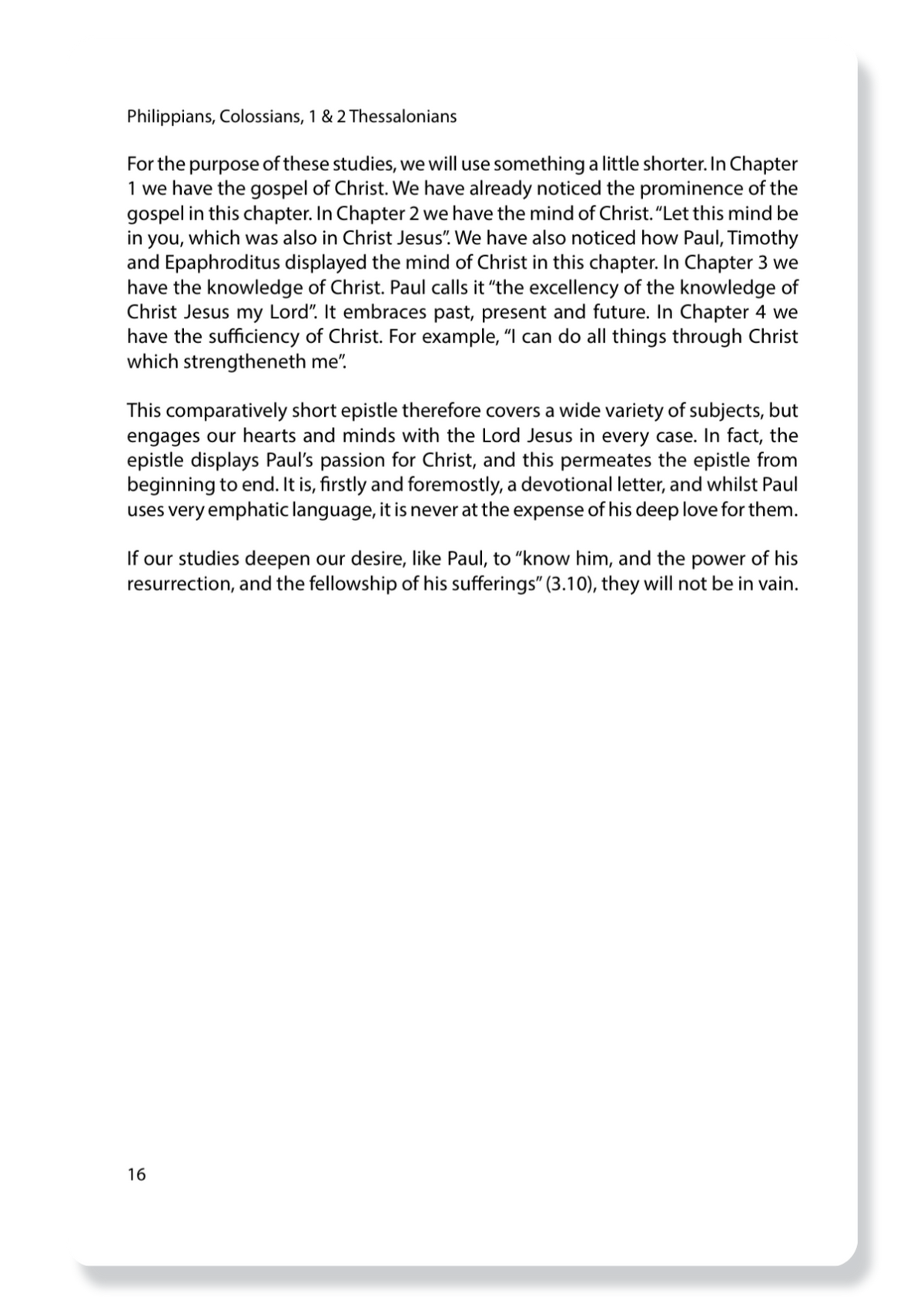 Philippians, Colossians, 1 Thessalonians & 2 Thessalonians
