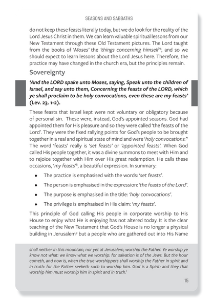 7 Feasts of Jehovah