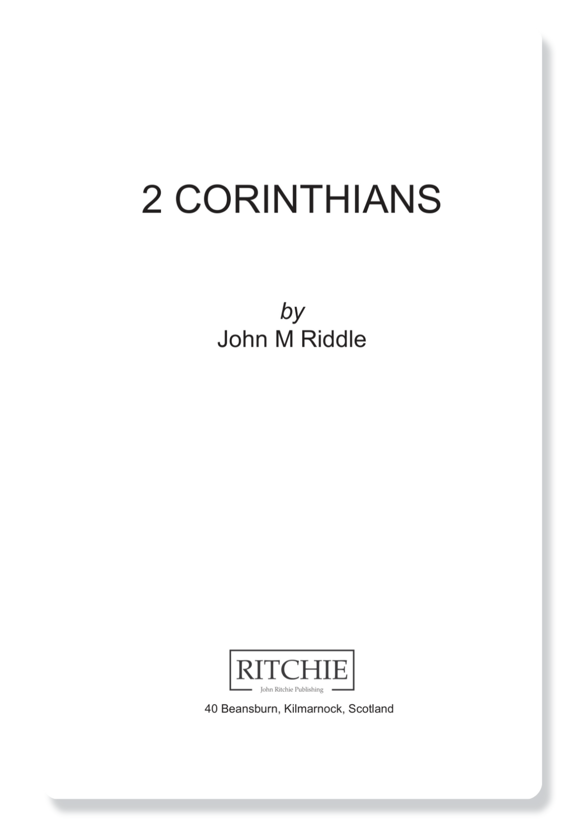 2 Corinthians