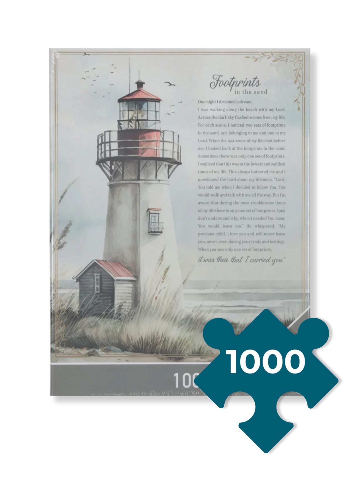 1000 Piece Puzzle (Footprints)
