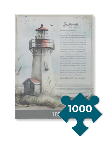 1000 Piece Puzzle (Footprints)