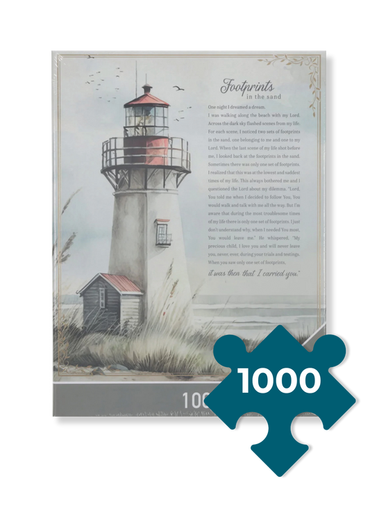 1000 Piece Puzzle (Footprints)